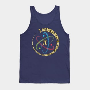 Atom Pi Symbol Tank Top